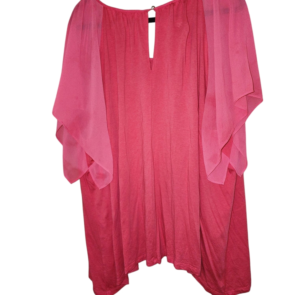 2/30 Michael Kors Pink Blouse - Picture 2 of 4